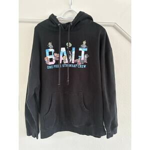 BAIT One Piece Strawberry Crew Mens Hoodie XL Black